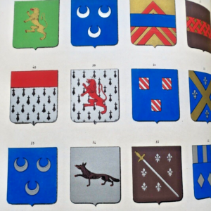 Armorial by GUÉRIN de LA GRASSERIE, Armorial de Bretagne