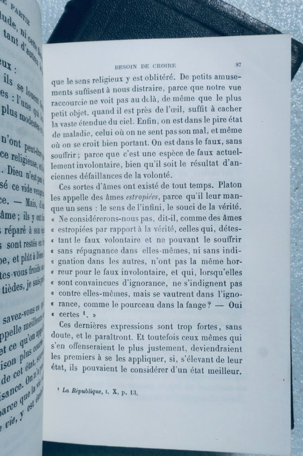 art de croire ou péparation philosophique à la foi chrétienne 1870