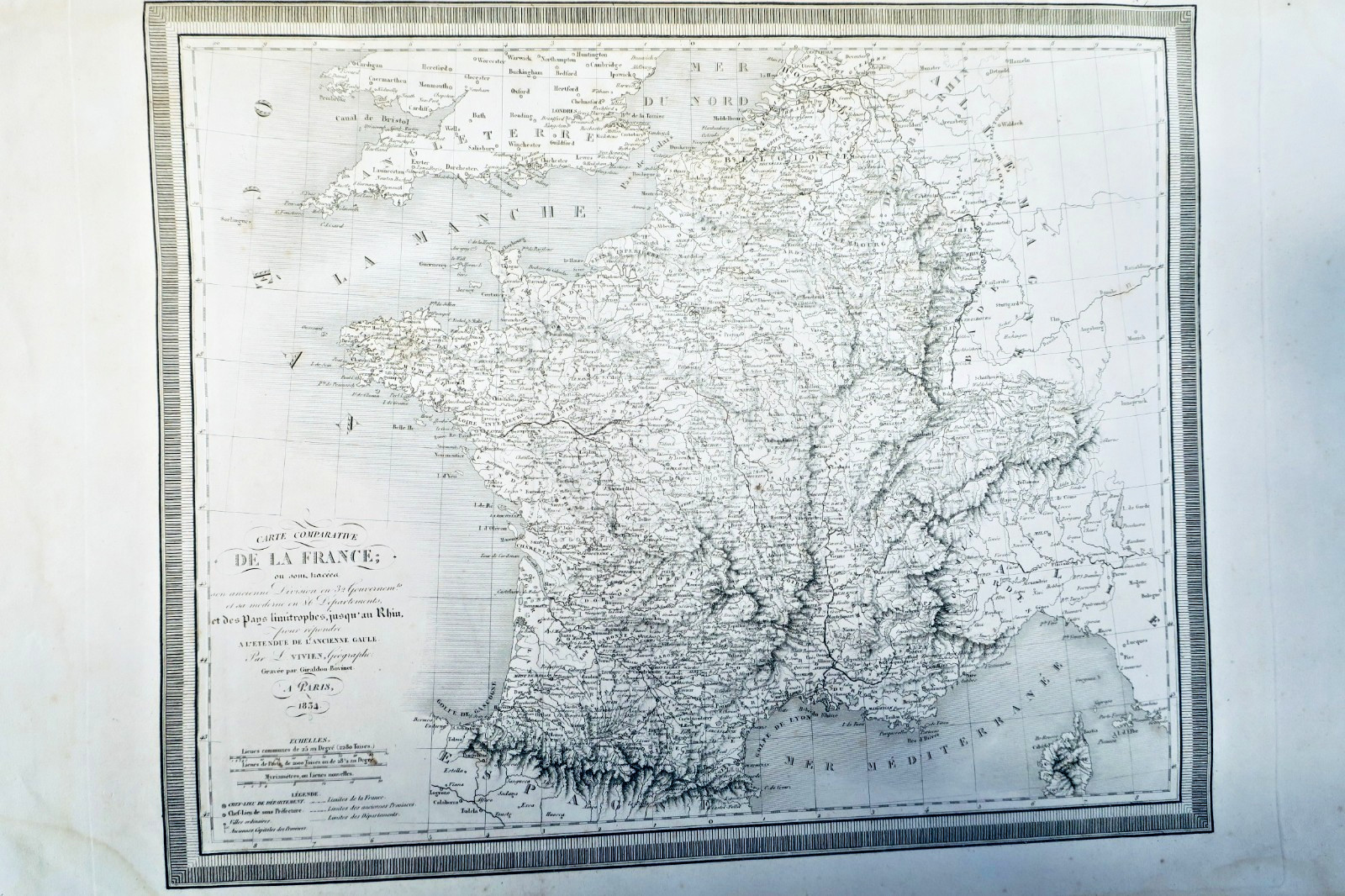 atlas 1834 Vivien Atlas Universel pour servir à l'étude de la géographie et de – Image 7