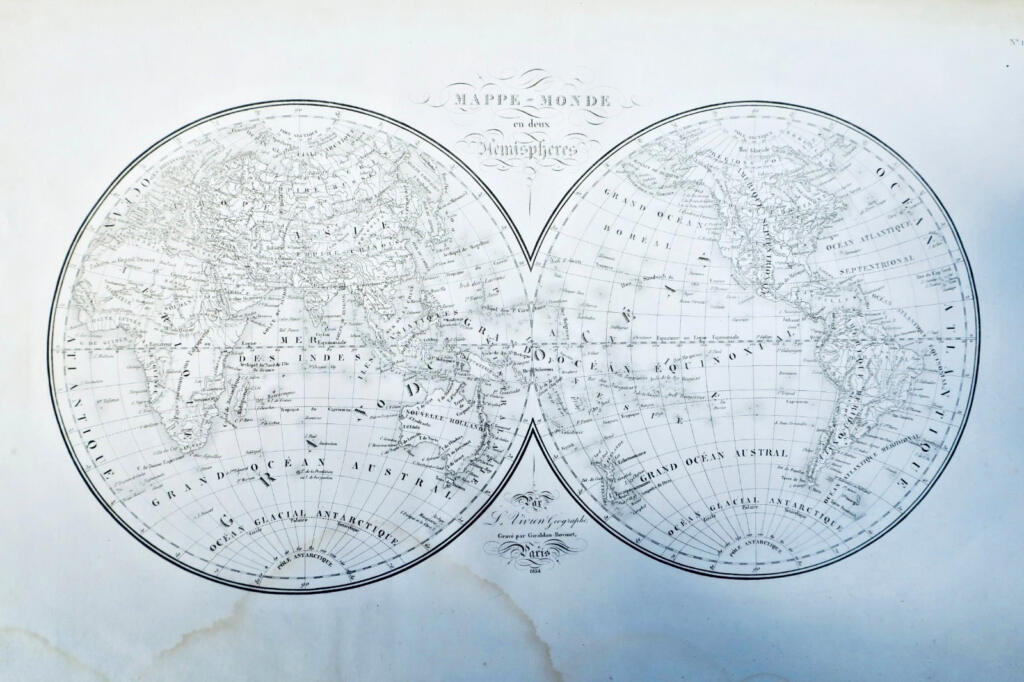 atlas 1834 Vivien Atlas Universel pour servir à l&rsquo;étude de la géographie et de