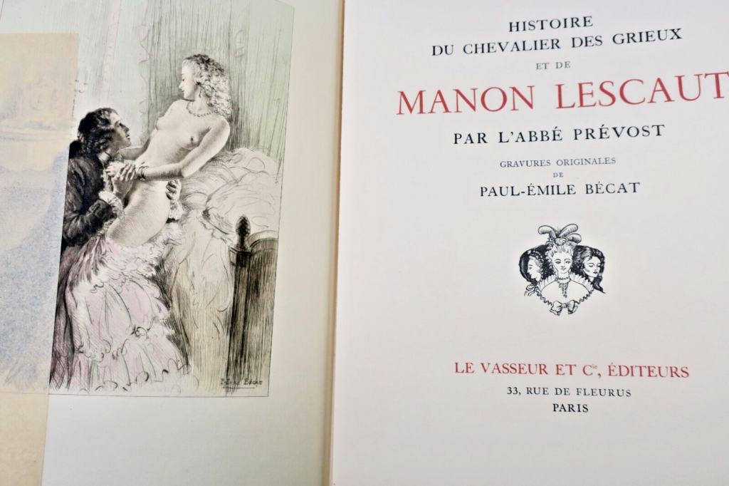 BECAT ‎HISTOIRE DU CHEVALIER DES GRIEUX ET DE MANON LESCAUT