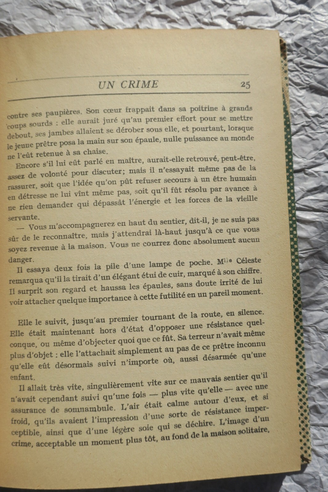 BERNANOS GEORGES. EIN VERBRECHEN. DAS BUCH VON MORGEN