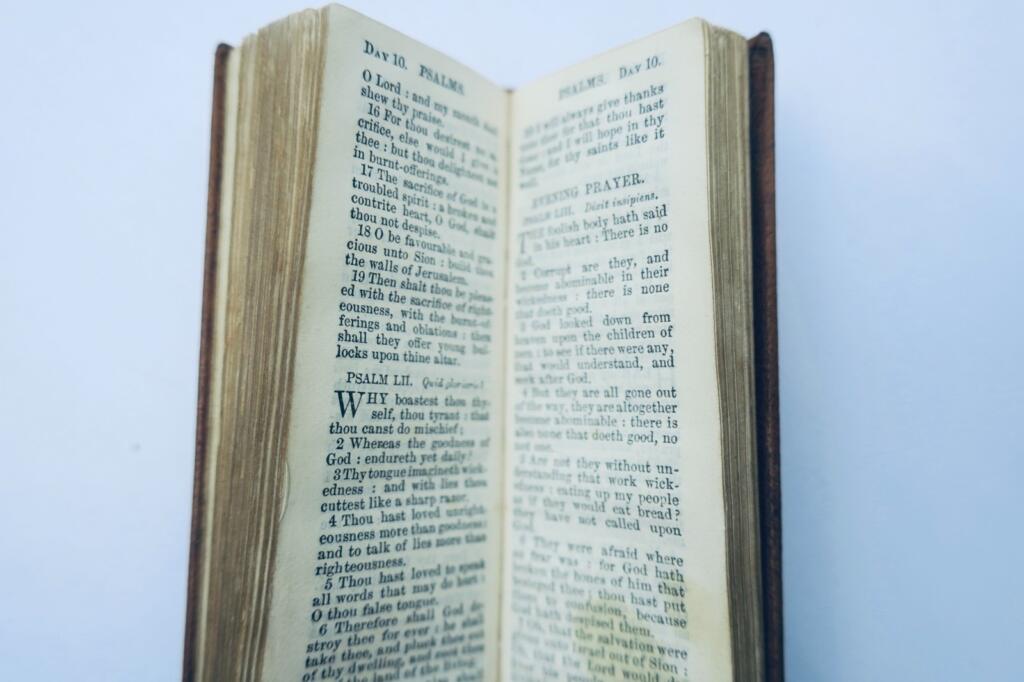 Bible The Book of the Common Prayer finger Prayer Book 28 x 90 mm