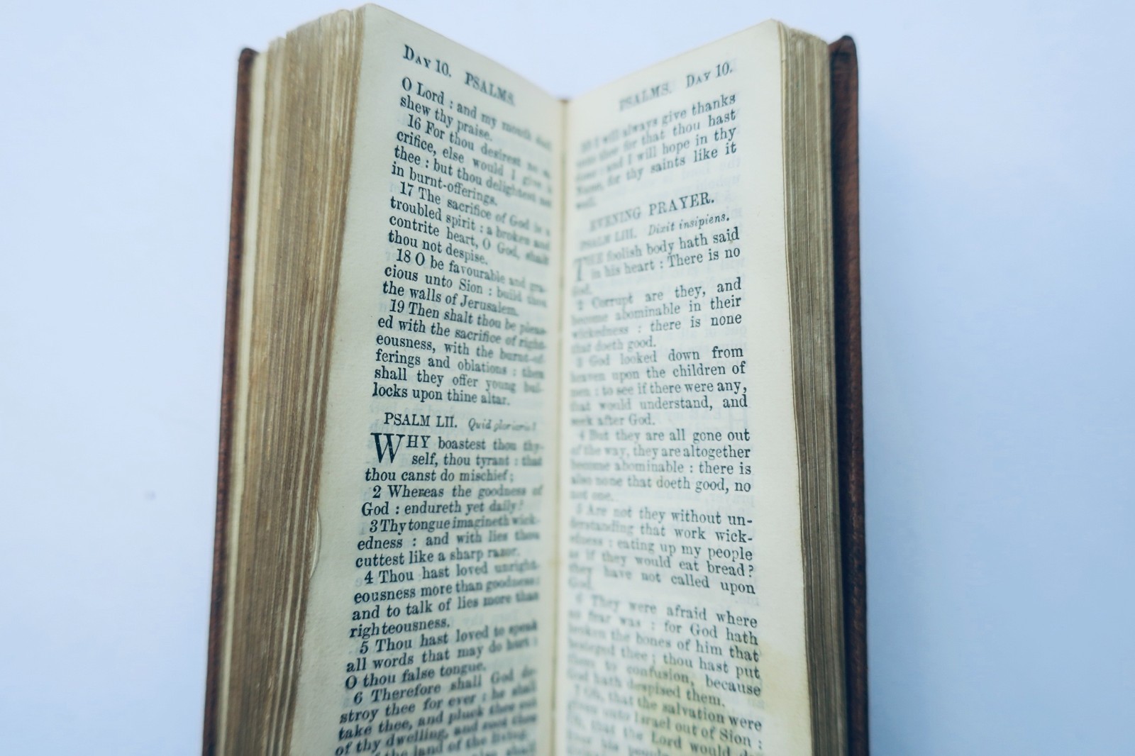 Gebetbuch The Book of Common Prayer, Finger Prayer Book, 28 x 90 mm.