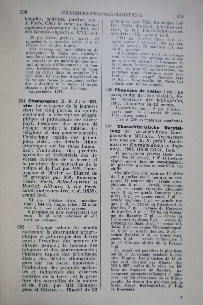 BIBLIOGRAPHIE GENERALE DU COSTUME ET DE LA MODE. (volume premier seul) 1933