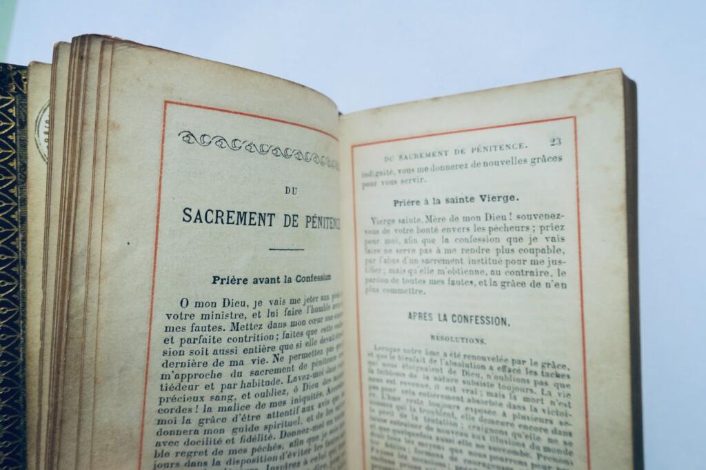 BONHEUR A LA TABLE SAINTE, OU L’UNION DE L’AME FIDELE AVEC DIEU 1885