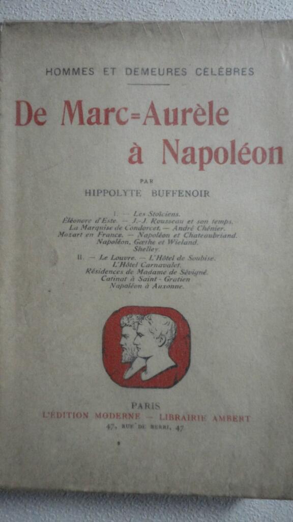 Buffenoir De Marc-Aurèle à Napoléon