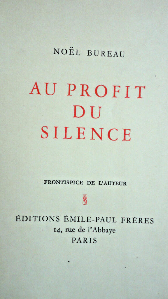 BUREAU Noël Au profit du silence + envoi