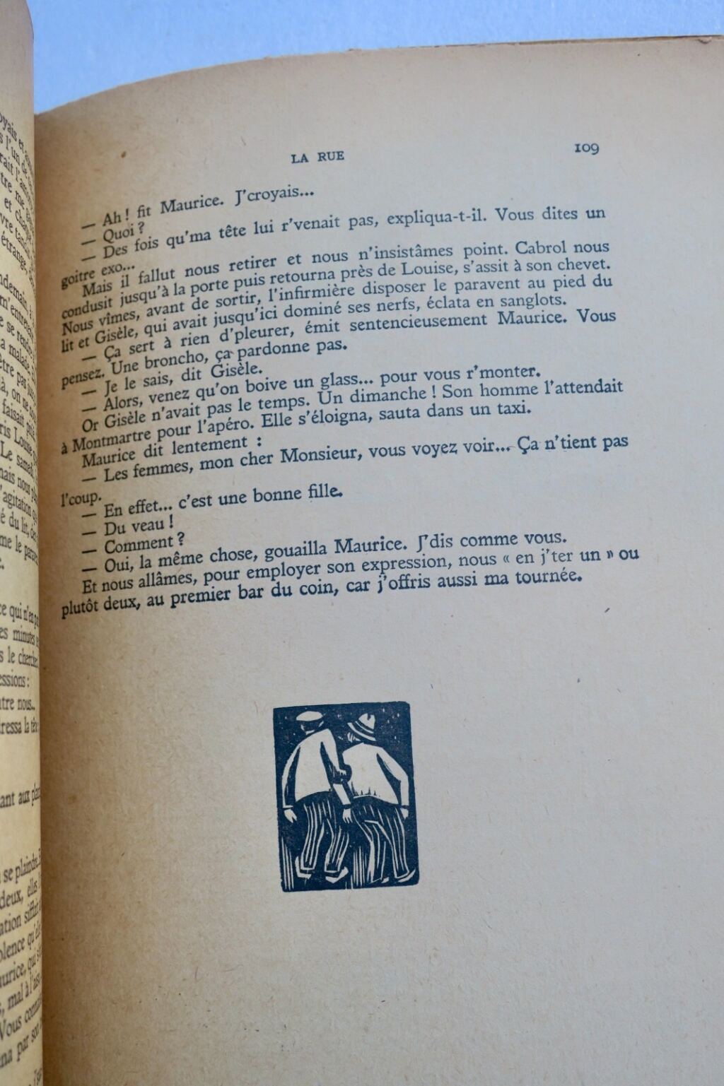 CARCO FRANCIS LA RUE - THE BOOK OF TOMORROW Lebedeff