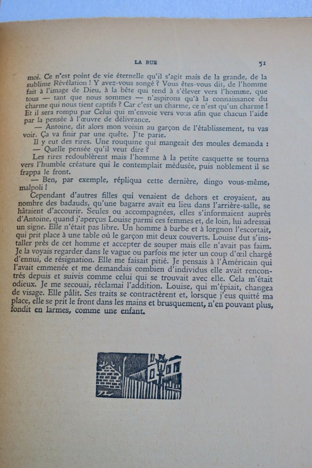 CARCO FRANCIS LA RUE - THE BOOK OF TOMORROW Lebedeff