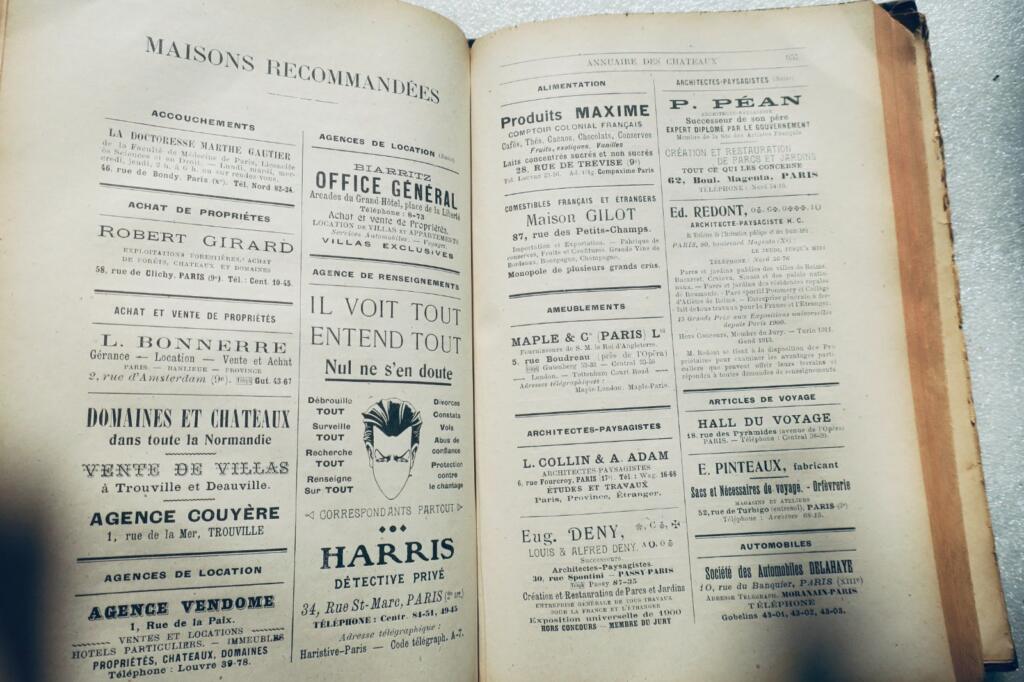 chateaux Annuaire des Chateaux et des Villegiatures-1920-1921