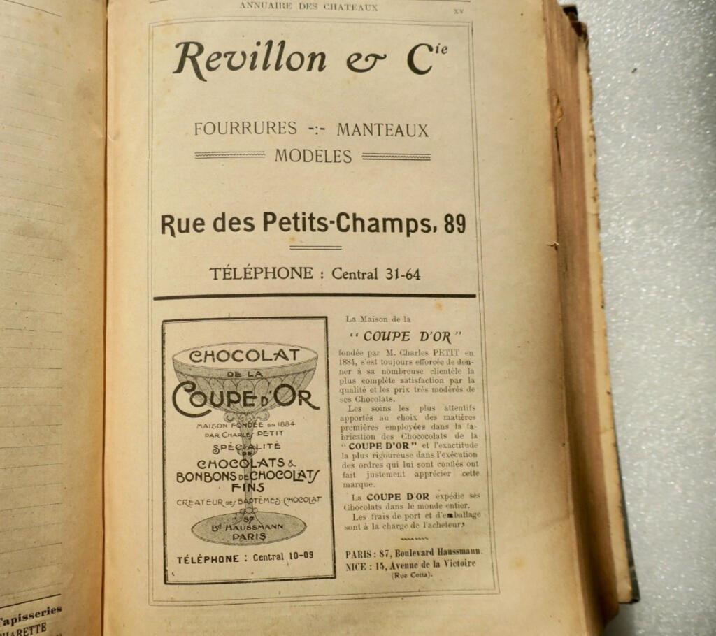 chateaux Annuaire des Chateaux et des Villegiatures-1920-1921