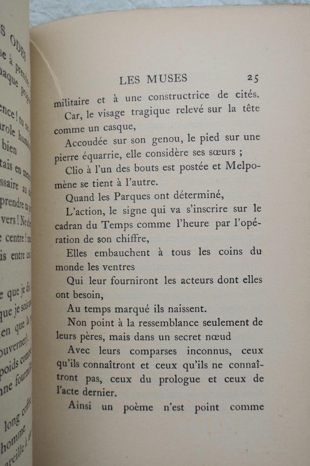 CLAUDEL CINQ GRANDES ODES SUIVIES D'UN PROCESSIONNAL POUR SALUER LE SIECLE 1919 – Image 5