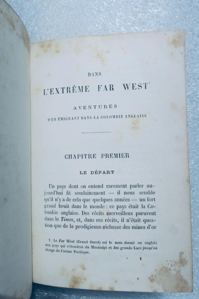 Kolumbien, Britisch Nordamerika EXTREMER FERNER WESTEN Abenteuer eines Auswanderers in Kolumbien 1874