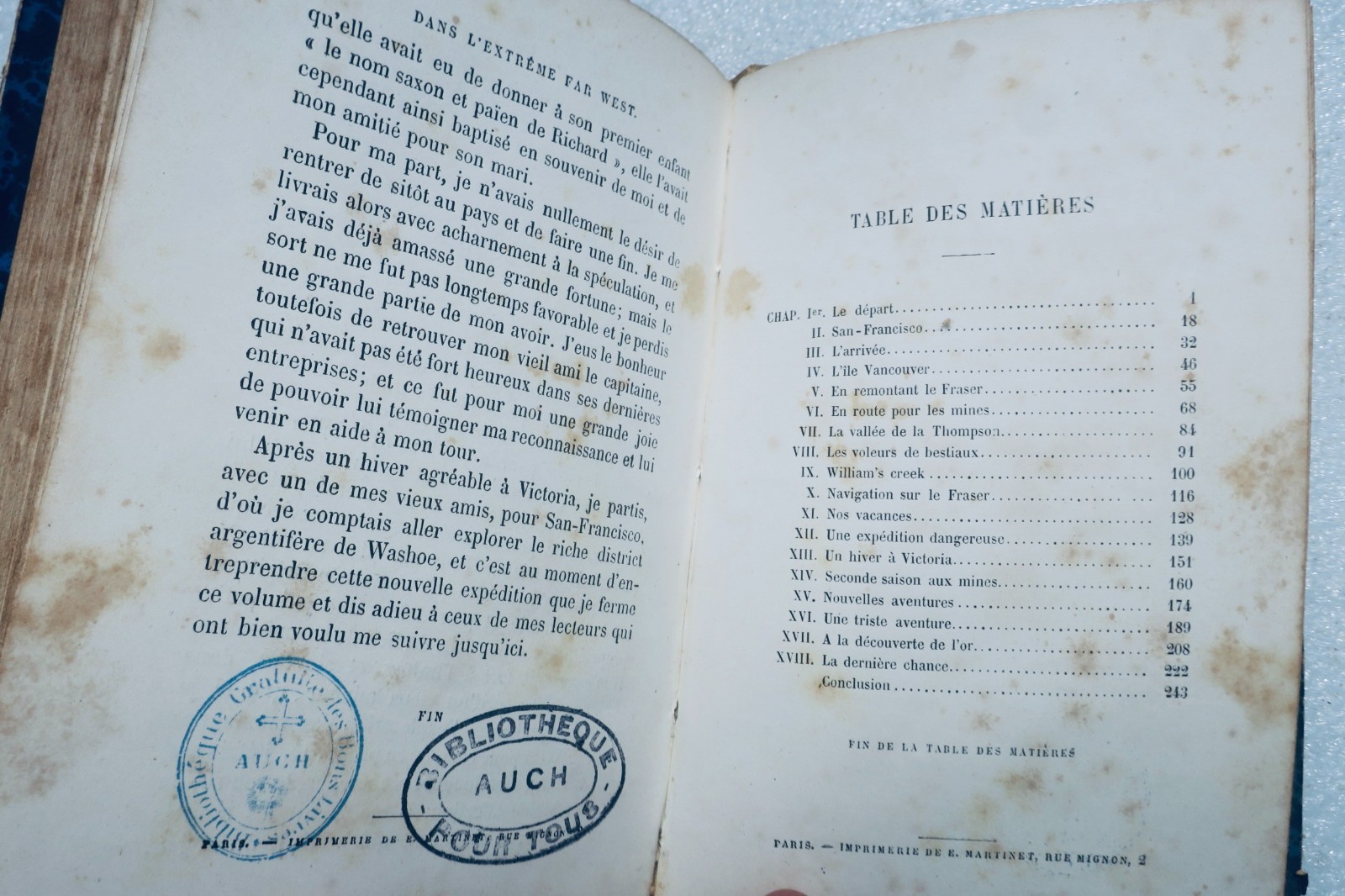 イギリス領コロンビア（極西） 1874年移民の冒険