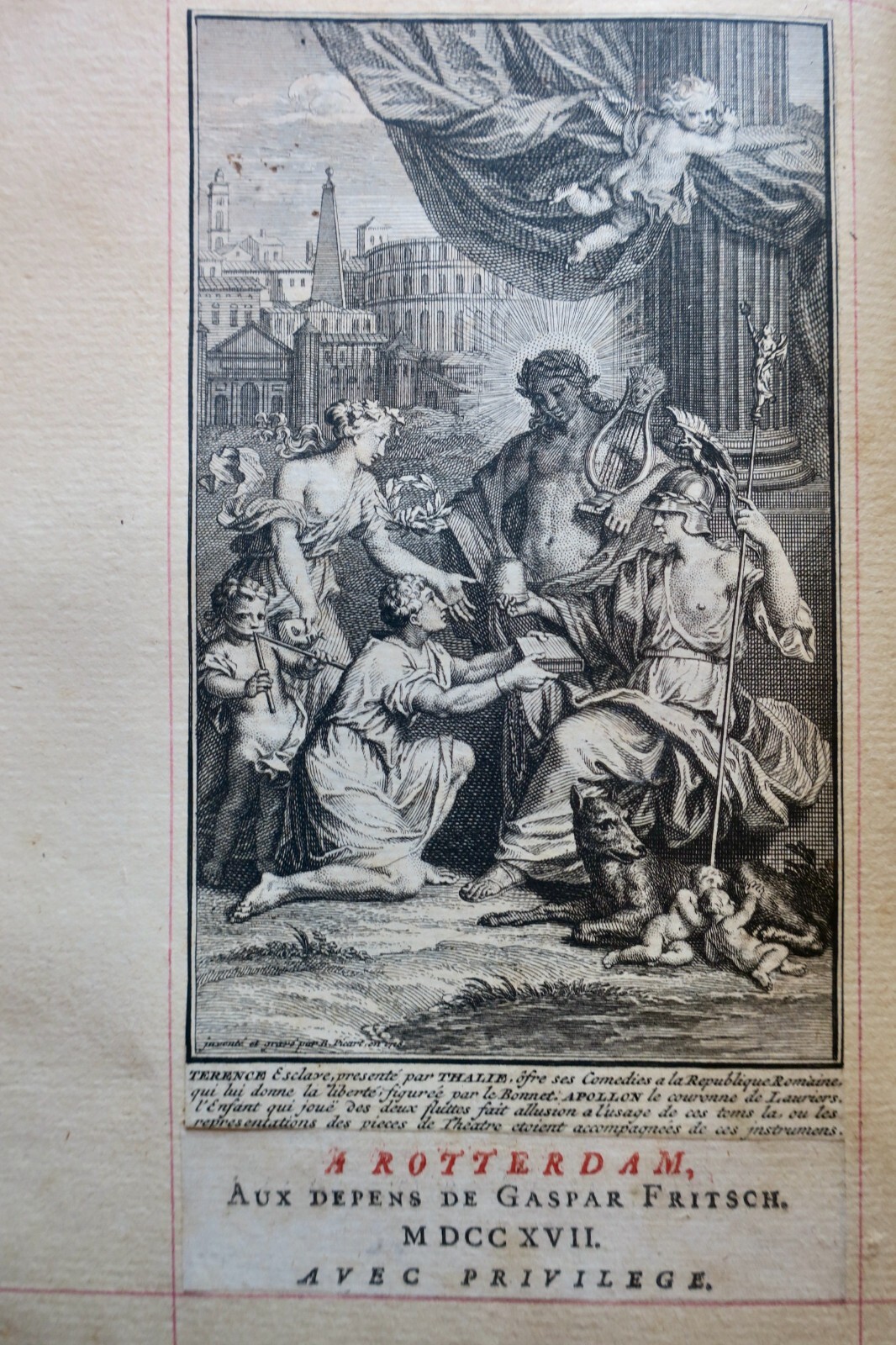 comédies TERENCE Les Comédies de Térence 1771 reliure maroquin – Image 12