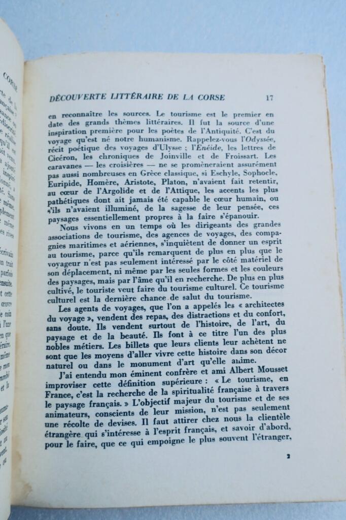 Korse Literarische Entdeckung Korsikas