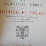 COURIER PAUL-LOUIS Les pastorales de Longus ou Daphnis etr Chloé PIAZZA - La Librairie Antique