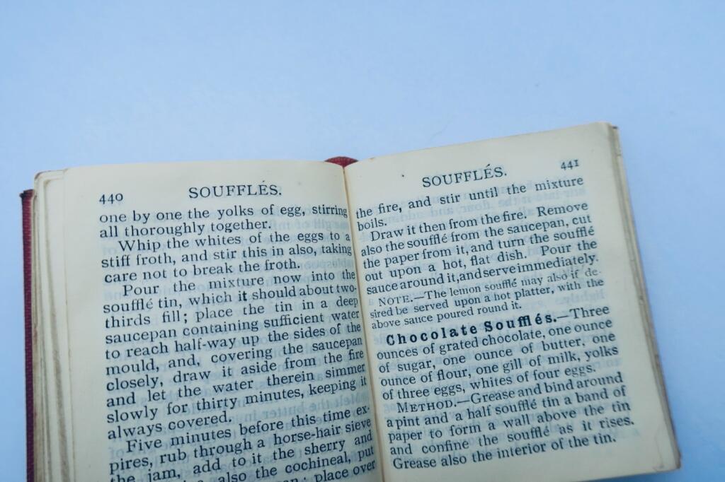 Küche Handbook of Practical Cookery by Matilda Lees Dods 1905 48 x 57 mm. mini