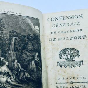 curiosa Cazin *Confession générale du chevalier de Wilfort* 1772