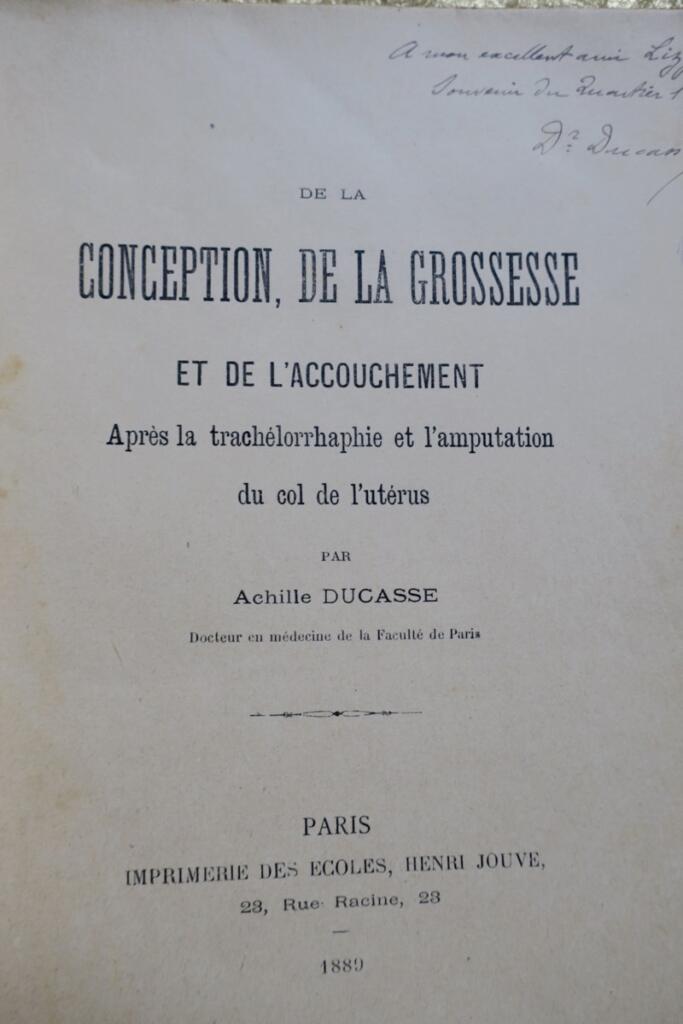 De la conception, de la grossesse et de l’accouchement après la trachélorraphie