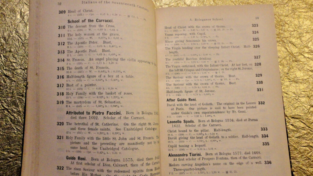 DRESDEN Catalogue of the Royal Picture Gallery in Dresden