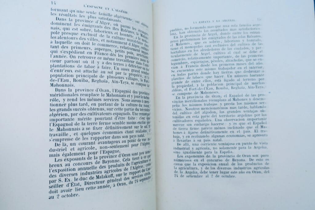 espagne et l&rsquo;Algérie notice à propos de l&rsquo;exposition internationale 1864