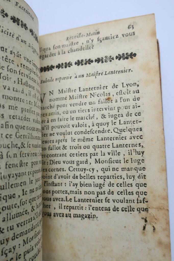 Facetieux Wecker der melancholischen Geister, oder Präservativmittel 1679