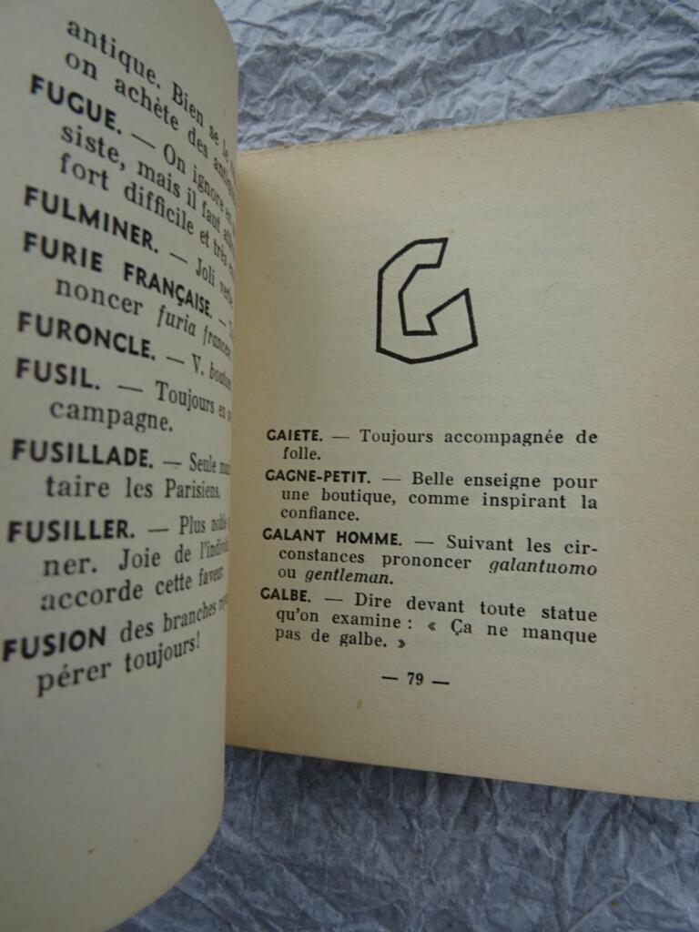 FLAUBERT GUSTAVE DICTIONNAIRE DER KLISCHÉES gefolgt von CATALOGUE DER KLISCHÉES