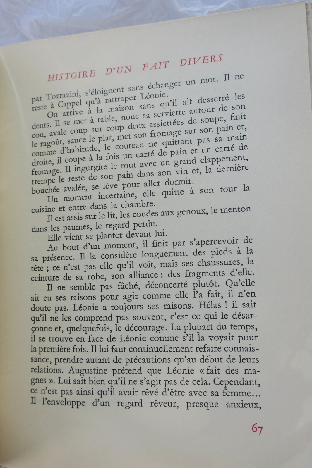 Gautier, Jean-Jacques: Histoire d'un fait divers