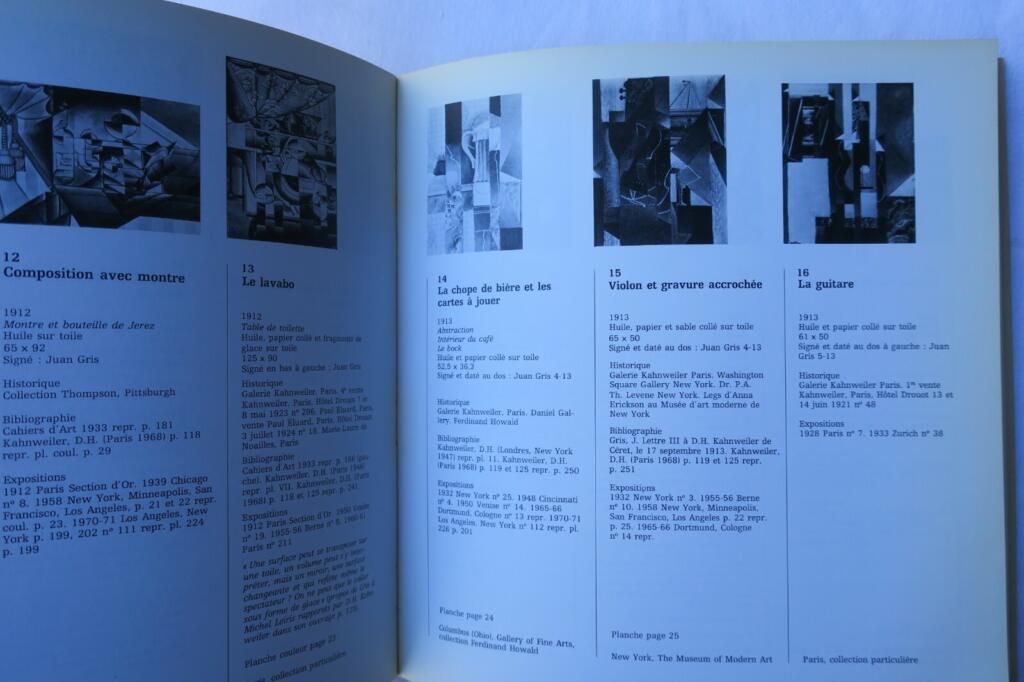 GRIS (Juan) Ausstellungskatalog. Juan Gris 1974