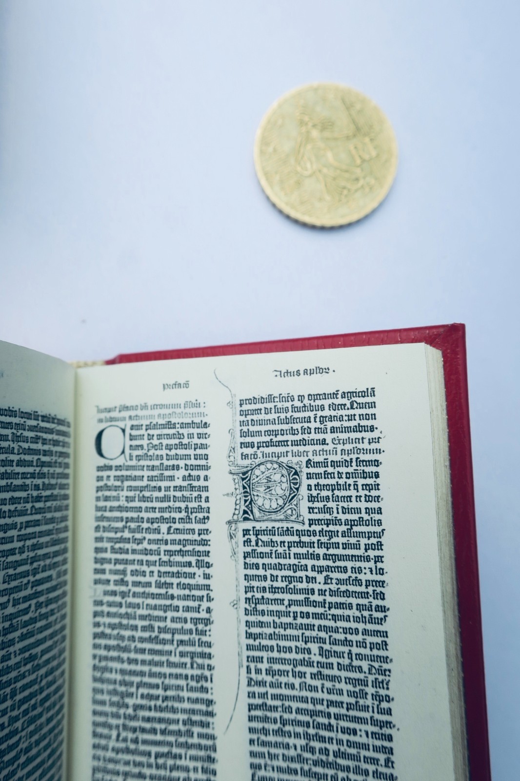 gutemberg Shuckburgh Miniaturbuch Die Gutenberg-Bibel 85 x 55 mm