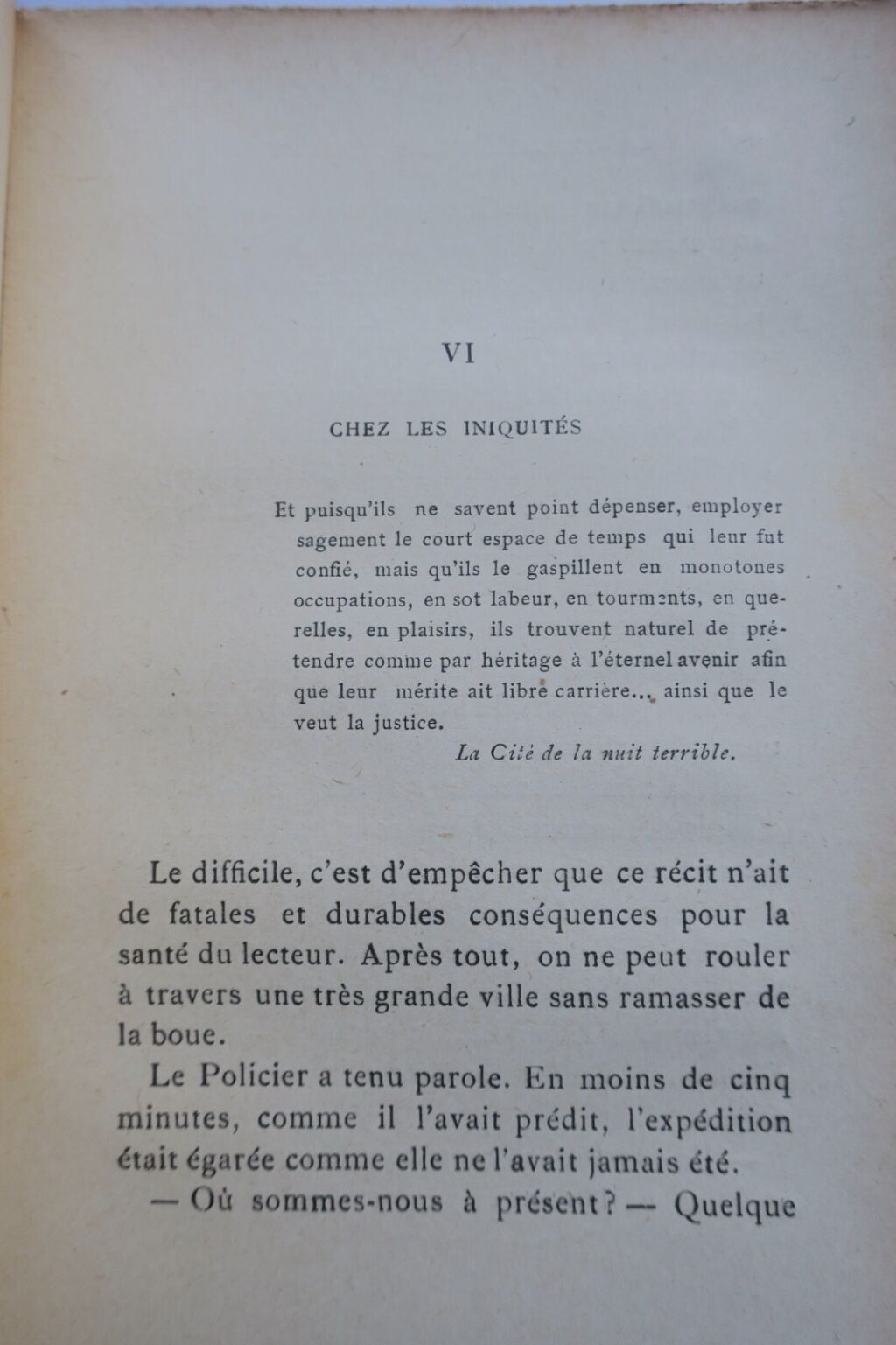 KIPLING Rudyard La Cité de l&rsquo;Epouvantable Nuit