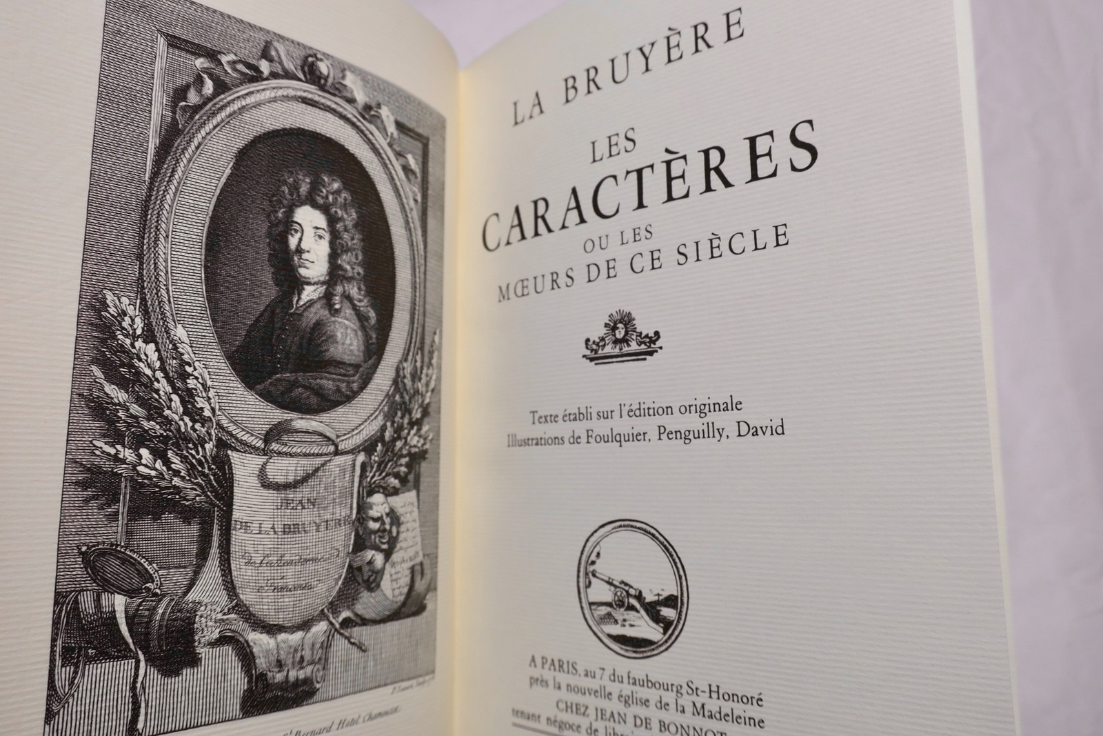 LA BRUYERE ( Jean de ) LES CARACTÈRES Illustrations de Foulquier, Penguilly, ... – Image 6