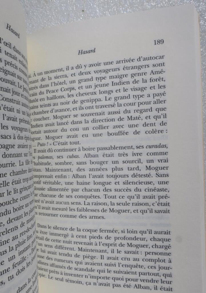 LE CLÉZIO J. M. G. Hasard. 続編 Angoli Mala. 小説+献辞
