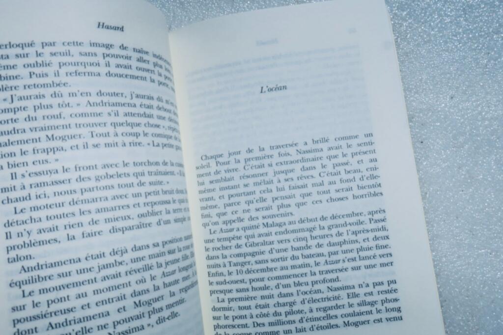 LE CLÉZIO J. M. G. Hasard. 続編 Angoli Mala. 小説+献辞