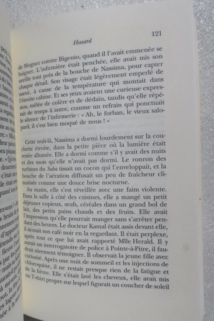 LE CLÉZIO J. M. G. Hasard. 続編 Angoli Mala. 小説+献辞
