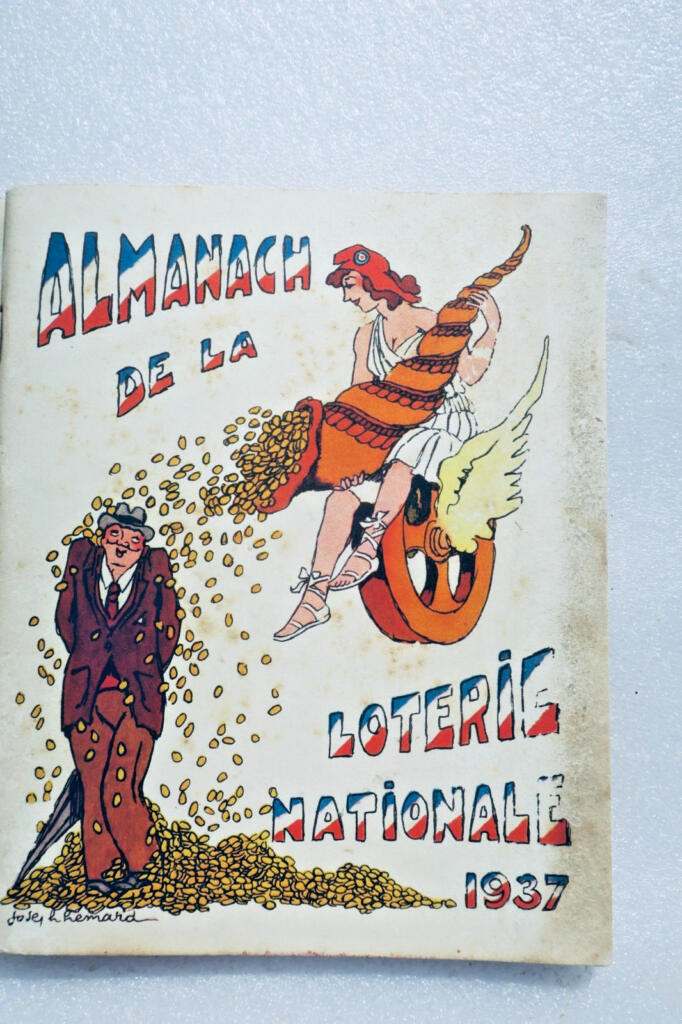 Loto HÉMARD Almanach der Nationalen Lotterie 1937