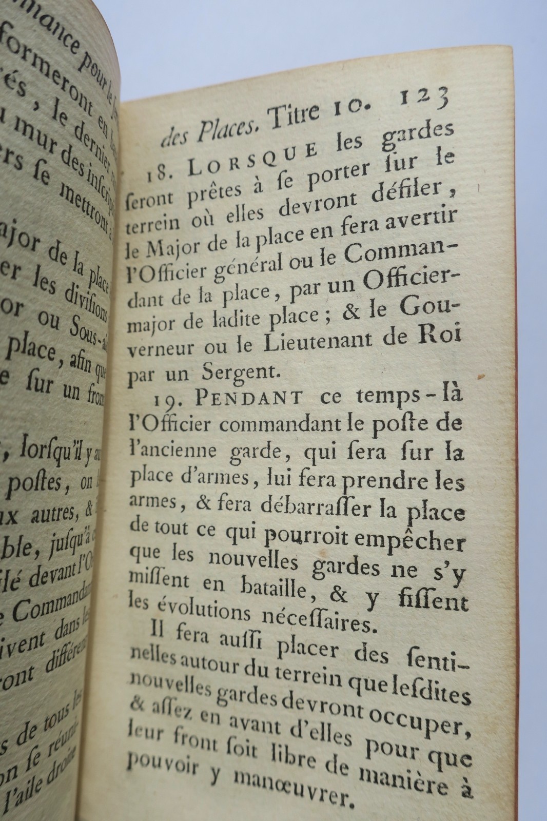 Louis XV. Ordonnanz über den Dienst in den Festungen und Quartieren 1768