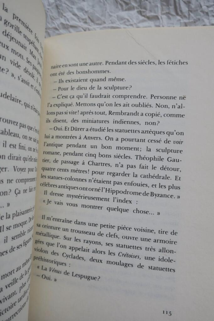 MALRAUX André La tête d&rsquo;obsidienne NRF 1974 EO