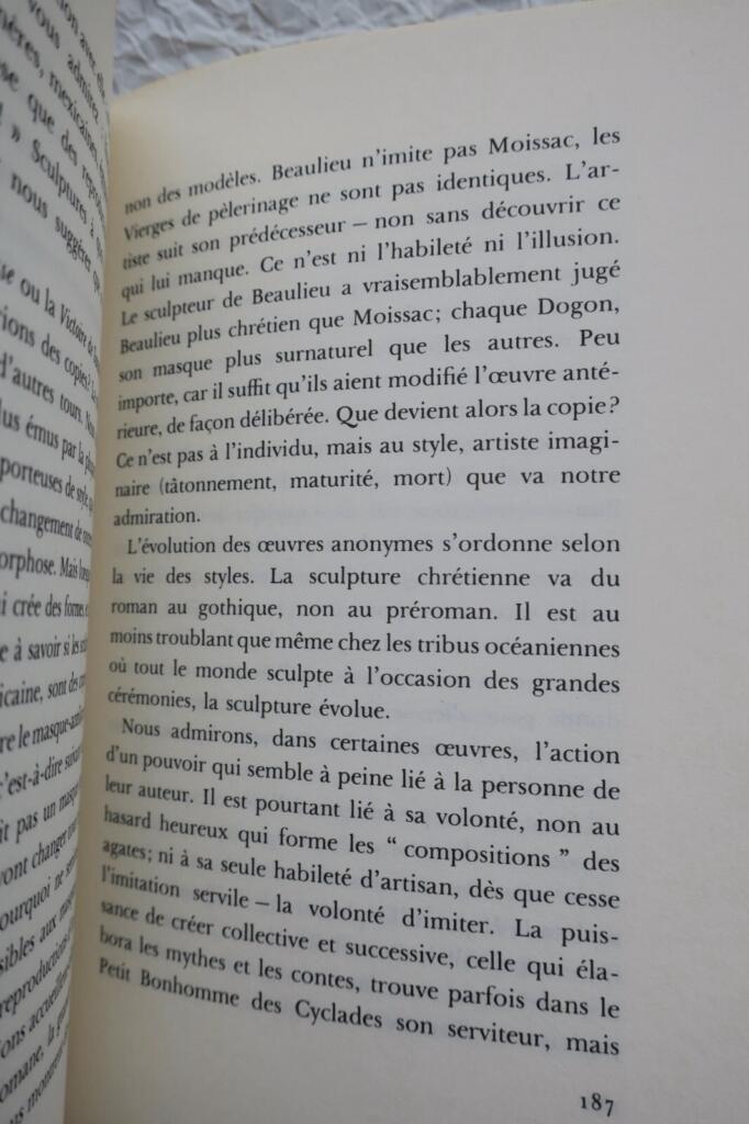 MALRAUX André La tête d&rsquo;obsidienne NRF 1974 EO