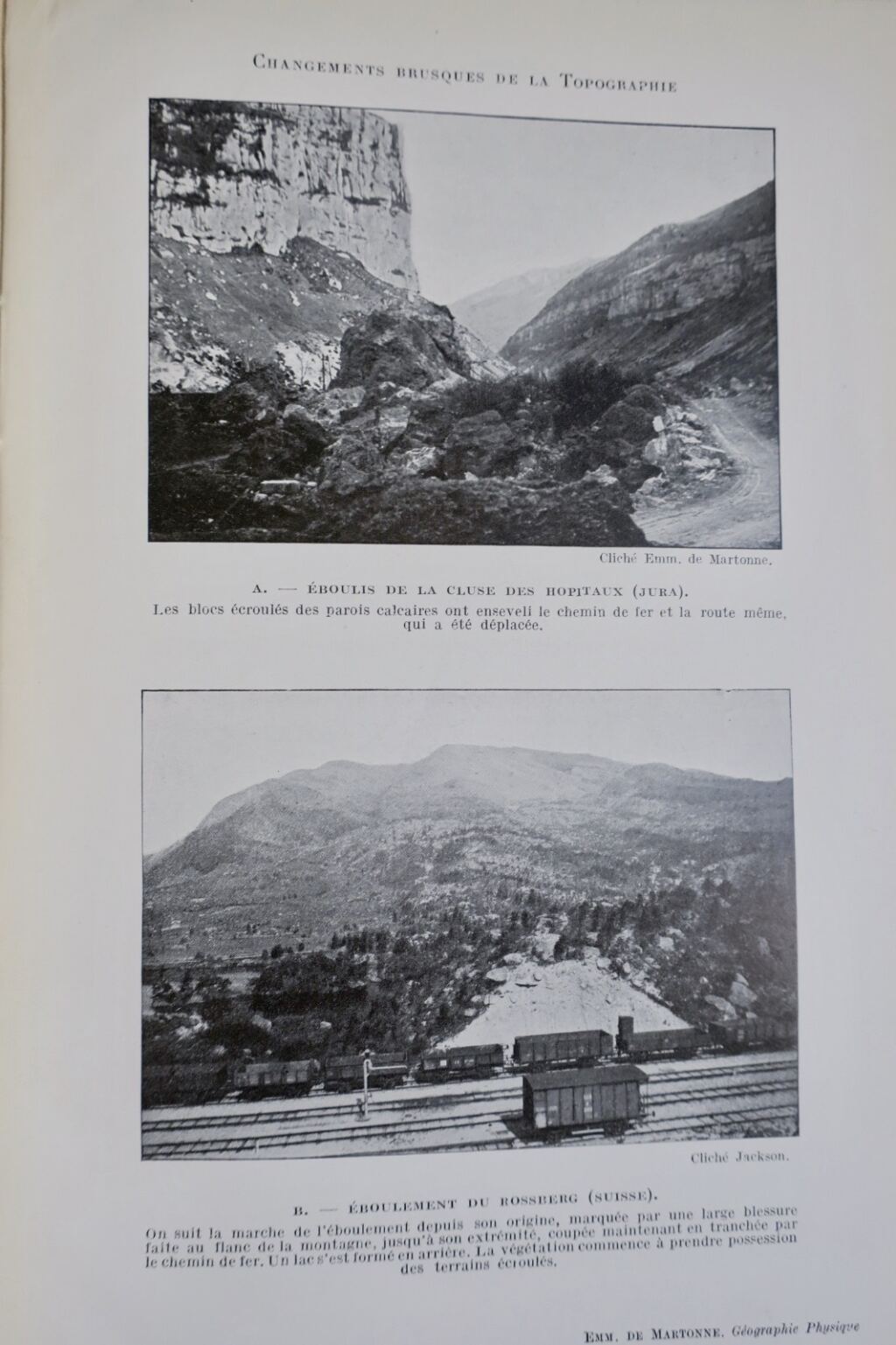 MARTONNE Traité de géographie physique. Tomes I