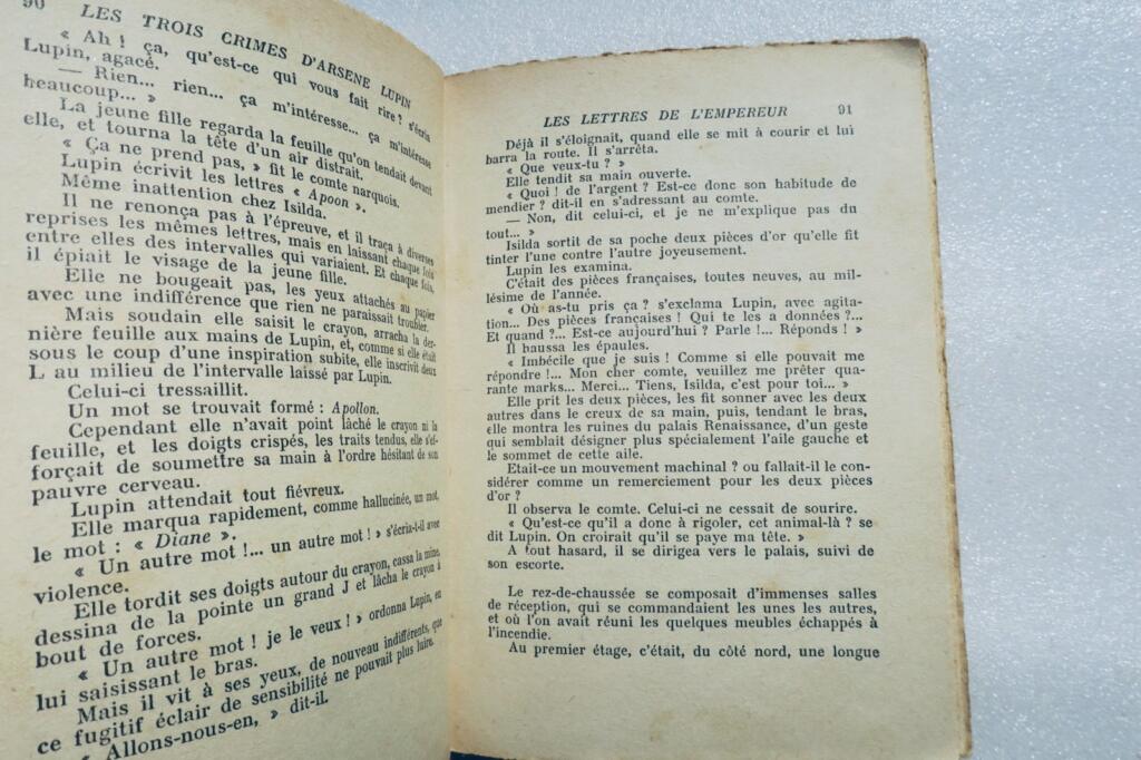 Maurice Leblanc – Les trois crimes d'Arsène Lupin (1932)