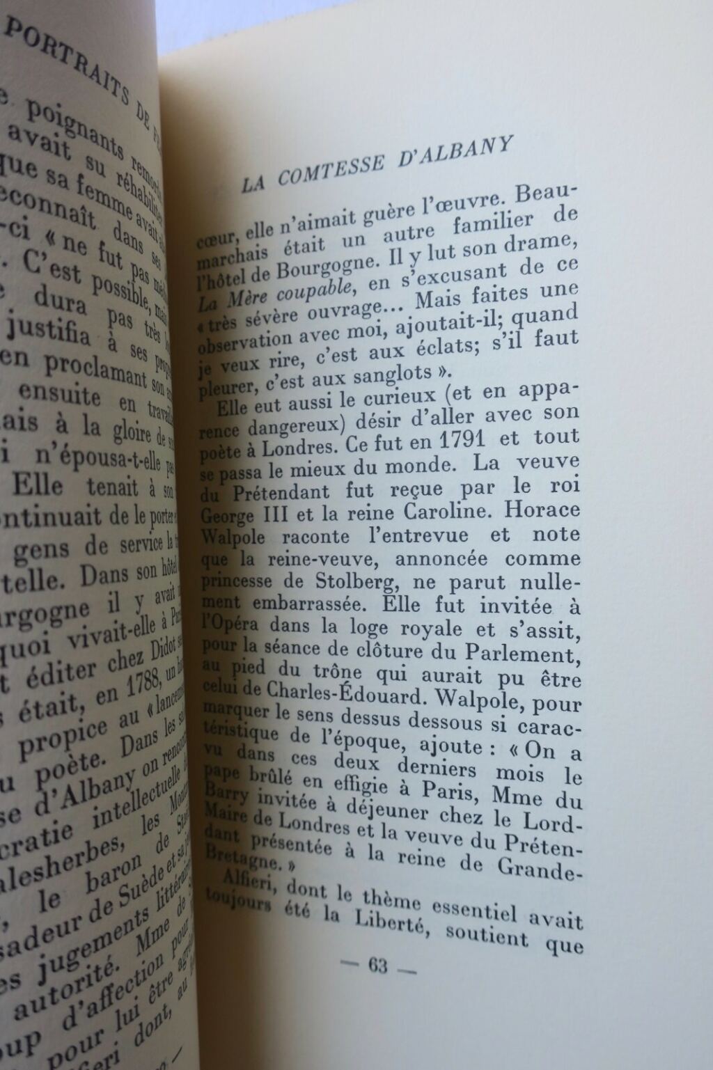 MAUROIS Trois portraits de femmes 1967