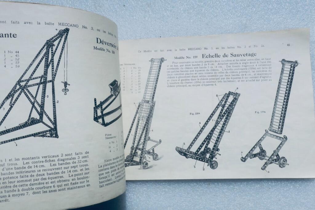 MECCANO (Trademark Instructions for the Use of Boxes No1, 2, & 3)