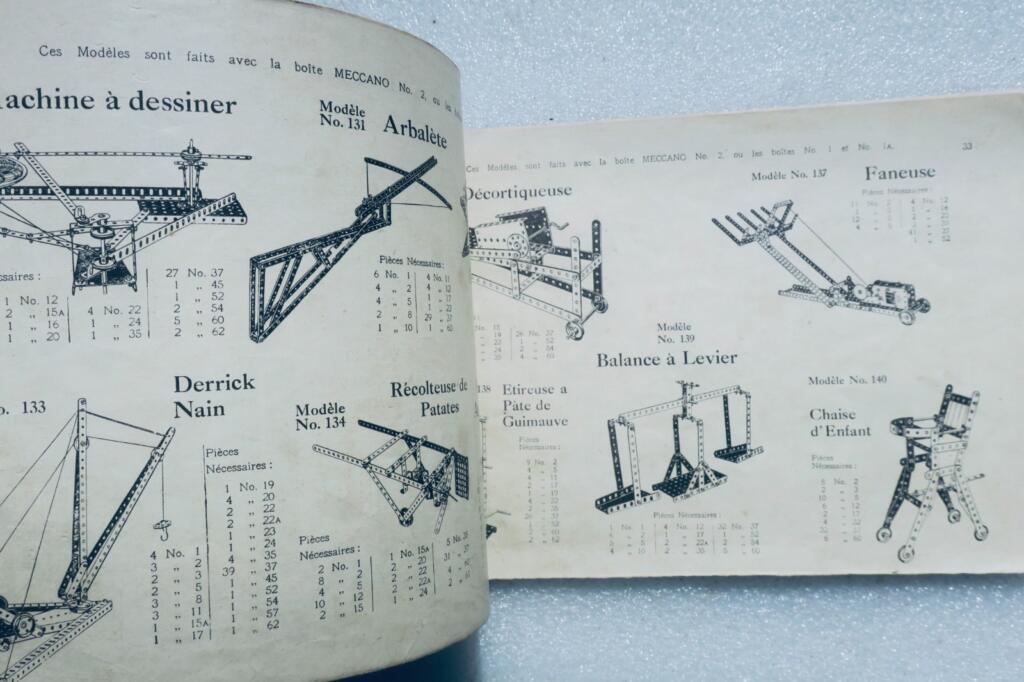 MECCANO (Trademark Instructions for the Use of Boxes No1, 2, & 3)