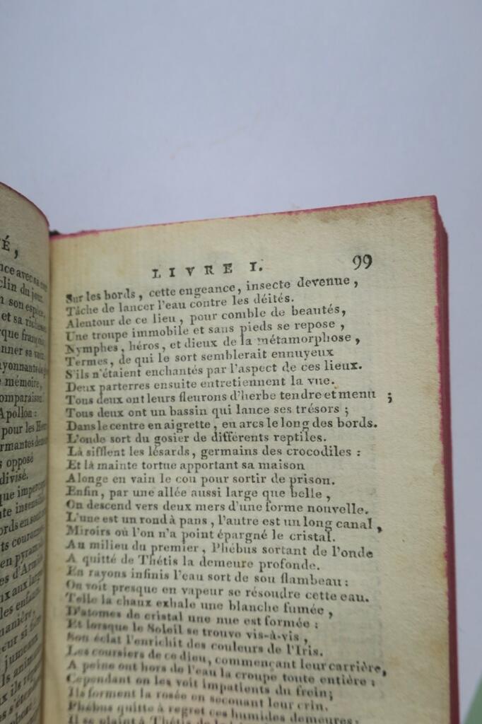 mini LA FONTAINE Die Lieben von Psyche und Amor, mit dem Gedicht von Adonis 1801