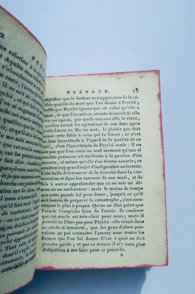 mini LA FONTAINE Die Lieben von Psyche und Amor, mit dem Gedicht von Adonis 1801