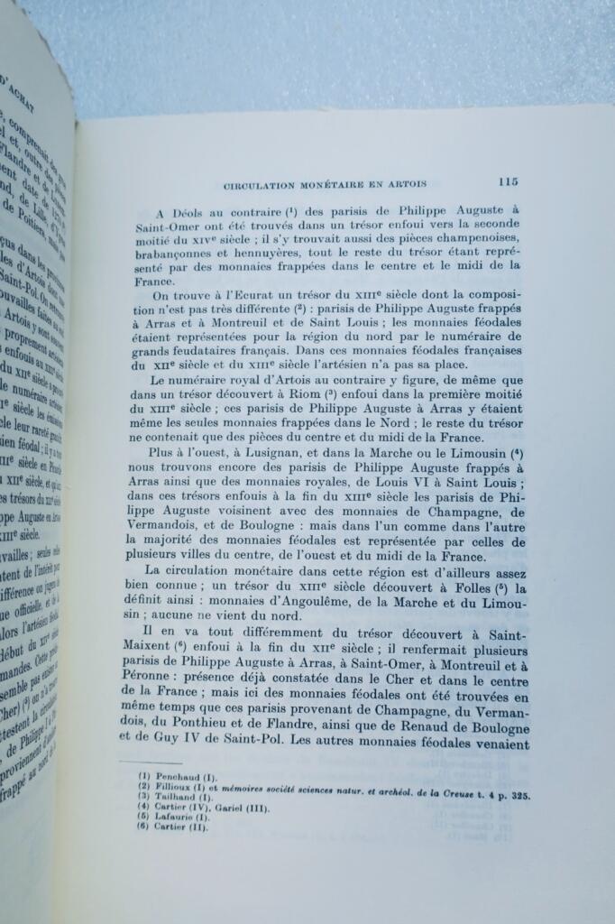 monnaies féodales d&rsquo;Artois du Xe au début du XIVe siècle