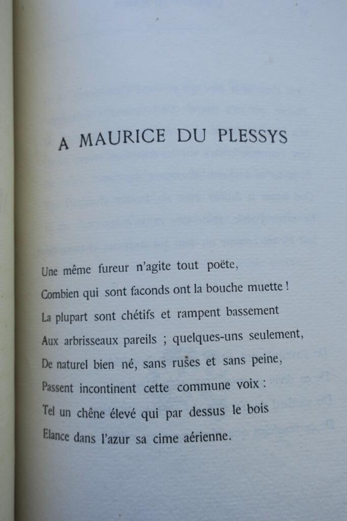 MOREAS Eriphyle. Gedicht gefolgt von vier Sylven + Widmung